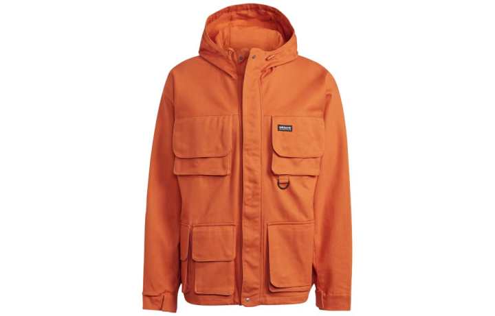 Adidas Adidas Adventure Multipocket Jacket Outdoor Casual Jackets & Coats Men's Orange