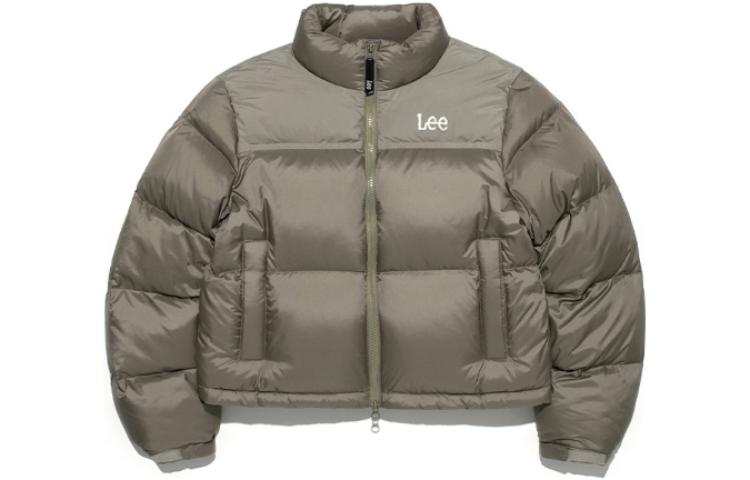 Lee Lee Jackets Unisex Beige Stand Collar Moderate Other