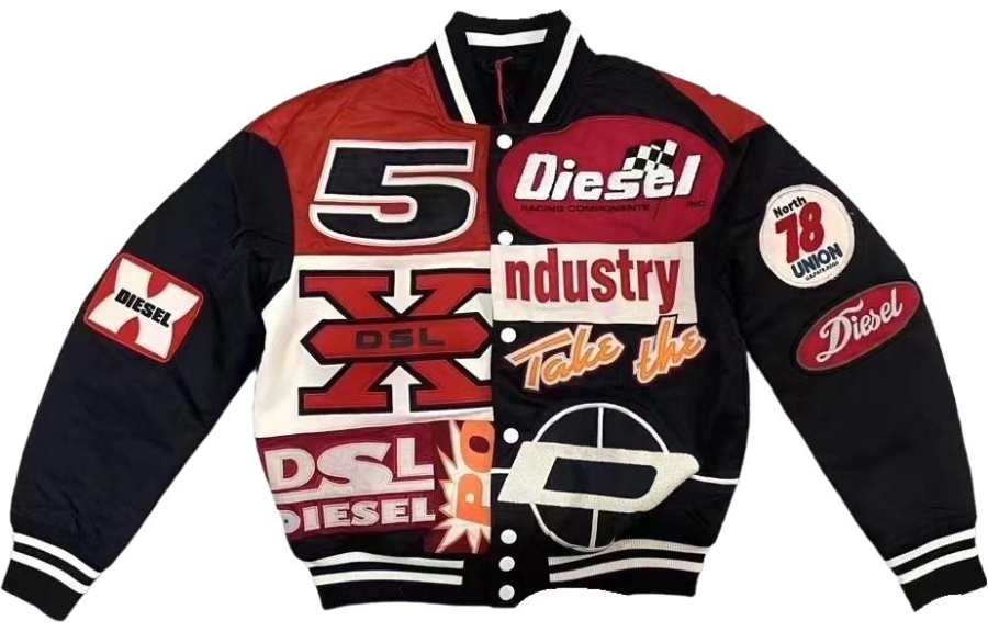 DIESEL DIESEL Baseball Jacket Men's Black