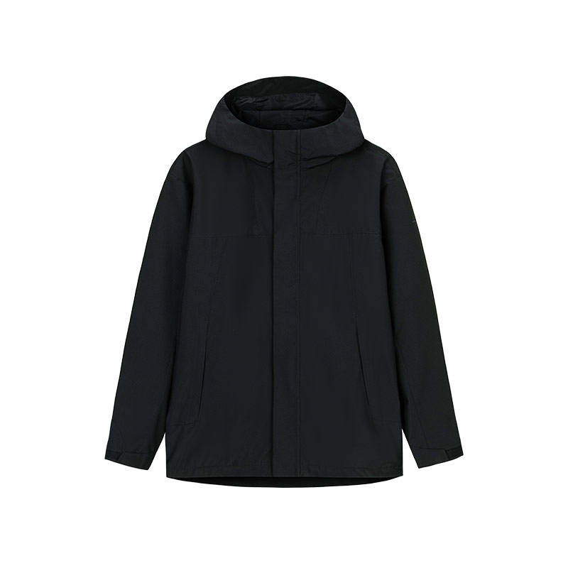 ANTA SUPERSTORE CHAOJIANTA Windproof Windbreaker Jacket Men's Basic Black