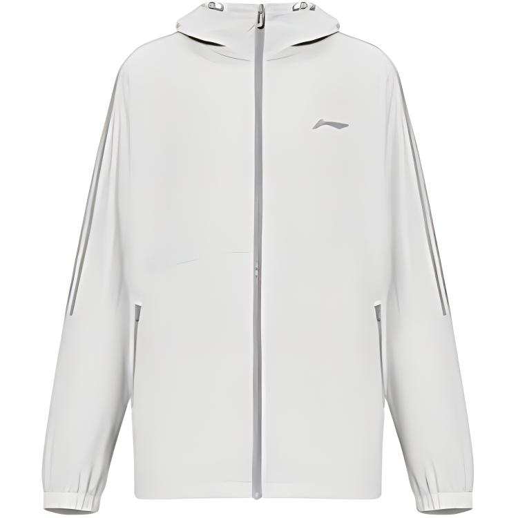 Li-Ning Li Ning Table Tennis Collection Trench Coat Unisex Stone Gray