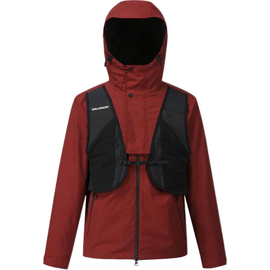 SALOMON UNI FW24 Jacket Men's Dark Red