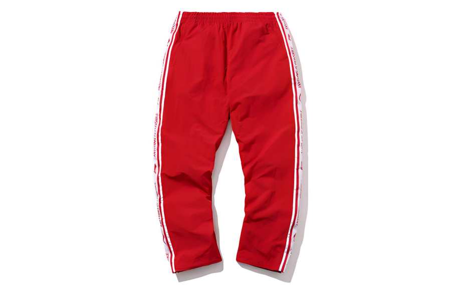 Li-Ning Li Ning Knitted Sweatpants Unisex White Red
