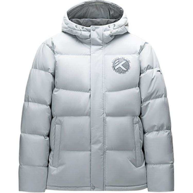 ANTA Anta Basketball Collection Down Jacket Men's Cloud Gray