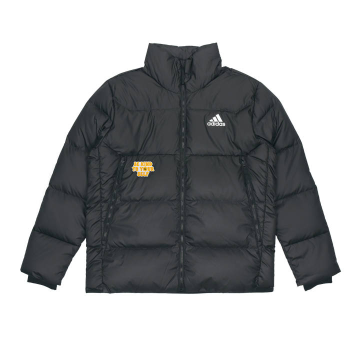 Adidas Adidas Down Jackets Men's Black Stand Collar Moderate