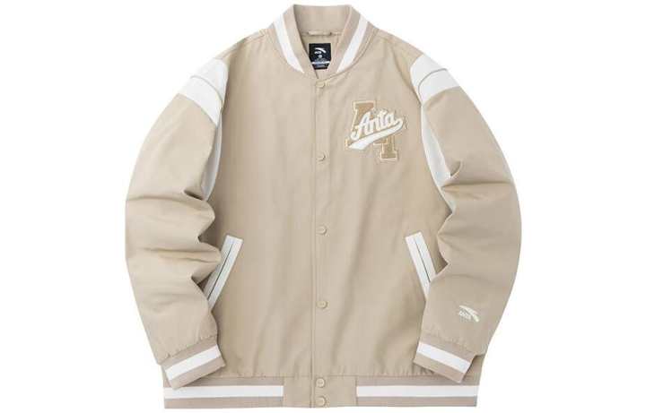 ANTA Anta Baseball Jacket Unisex Charlotte Gray