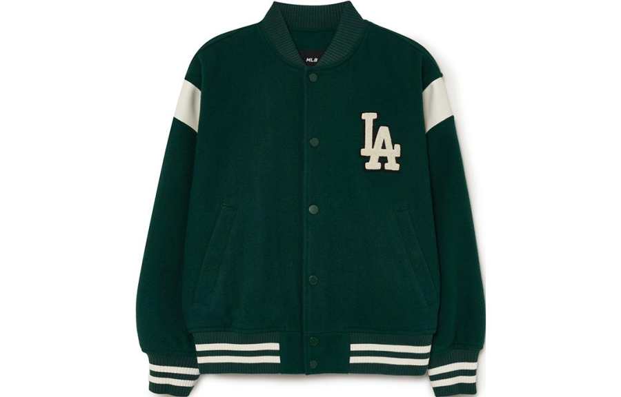 MLB MLB College Style Series Baseball Jacket Unisex Dark Green