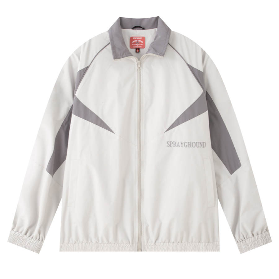 SPRAYGROUND SPRAYGROUND Jackets & Coats Unisex Gray White