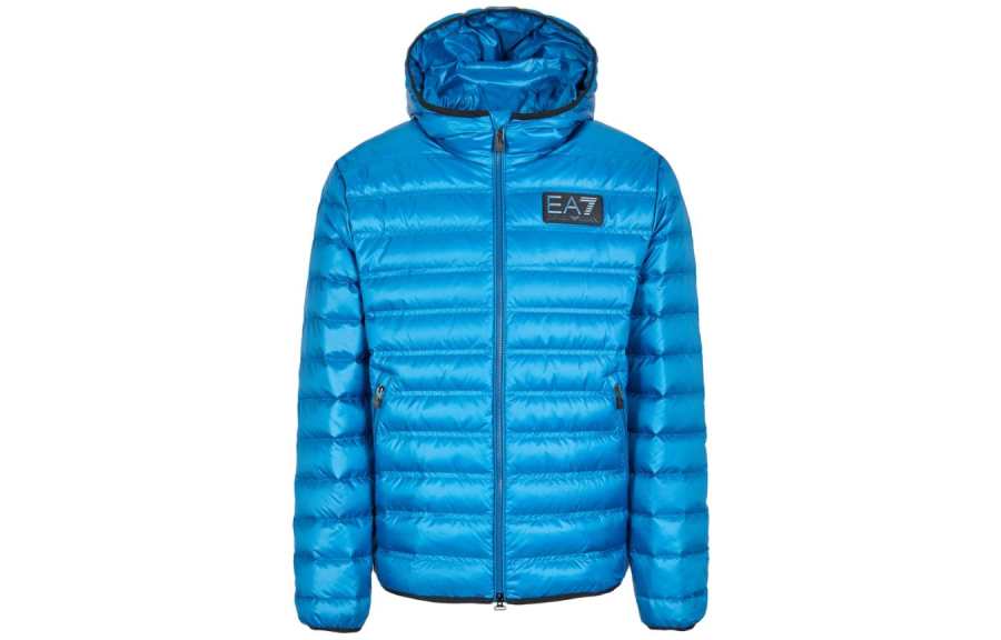EMPORIO ARMANI EA7 Down Jacket Men's Blue