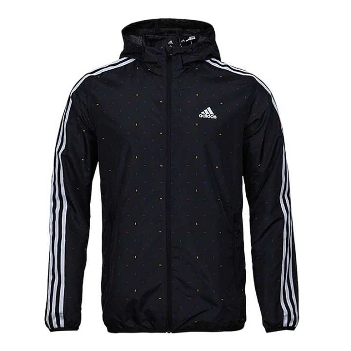 Adidas Adidas Jackets Men's Black Hooded Moderate Other