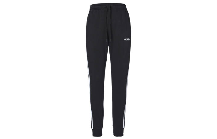 Adidas Adidas E 3S T Pnt FL Retro Sports Side 3 Pack Patterned Fleece Knitted Sweatpants Men's Black