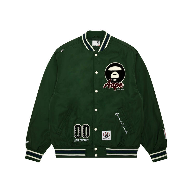 Aape Aape By *A Bathing APE® Moonface logo Bomber Jacket
