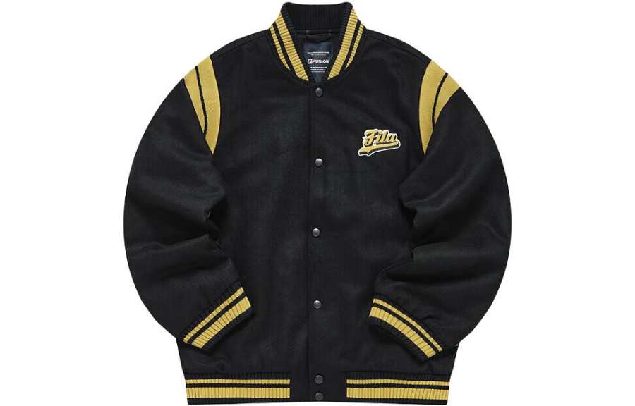 FILA FUSION Baseball Jacket Men's Pitch Black