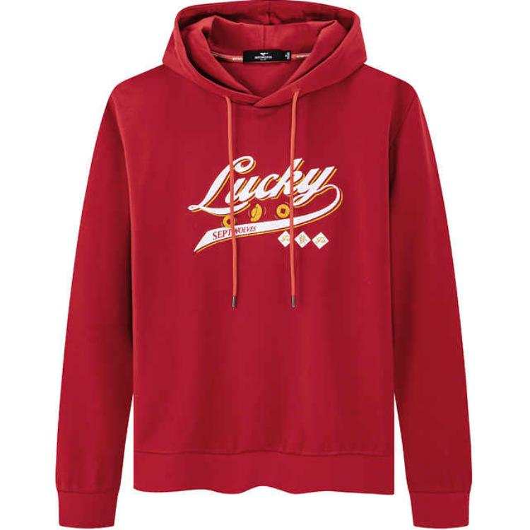SEPTWOLVES SEPTWOLVES Sweatshirts Men's Hooded Moderate