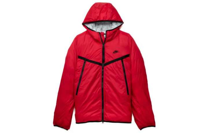 Nike Nike Puffer Jackets Men's Red Hooded Moderate Other