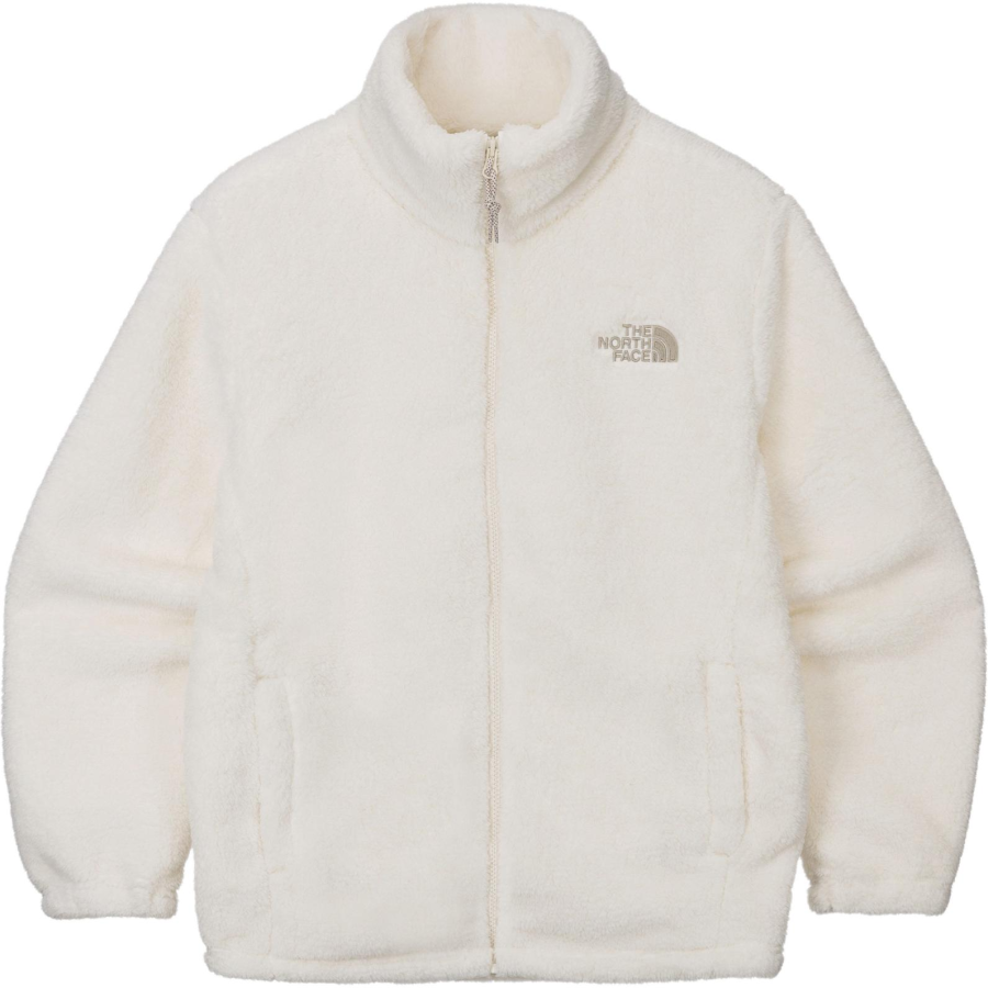 THE NORTH FACE COMFY ALPHA FLEECE ZIP UP Velvet feel Coat Unisex Butter