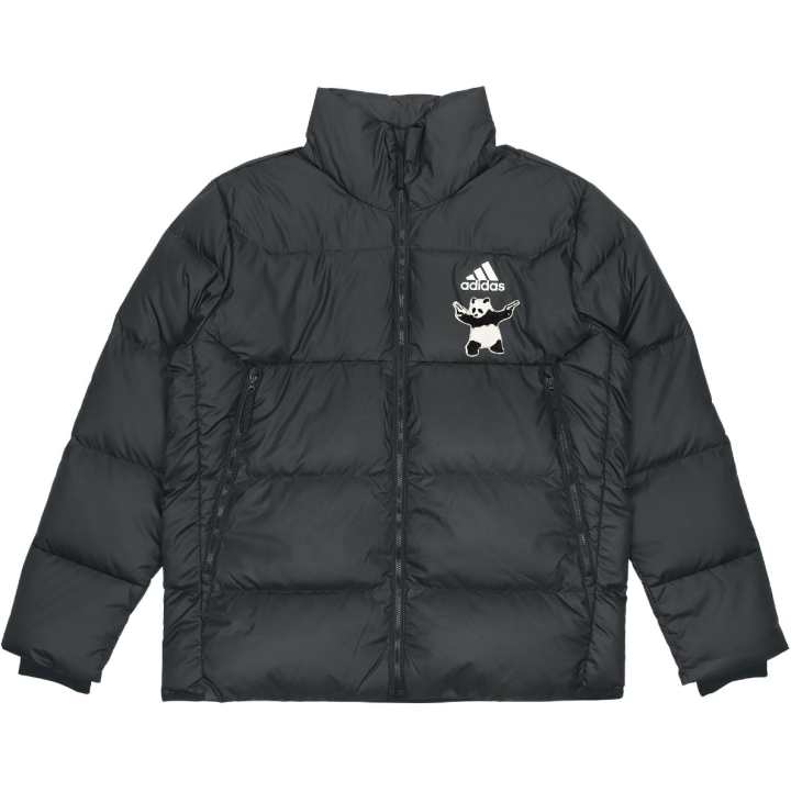 Adidas Adidas Down Jackets Men's Black Stand Collar Moderate Puffer Jacket