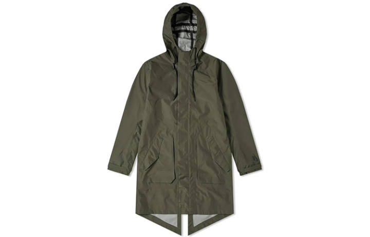 Nike Nike Parka Coats Men's Army Green Hooded Moderate