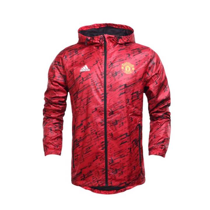 Adidas Adidas Jackets Men's Red Hooded Moderate Other