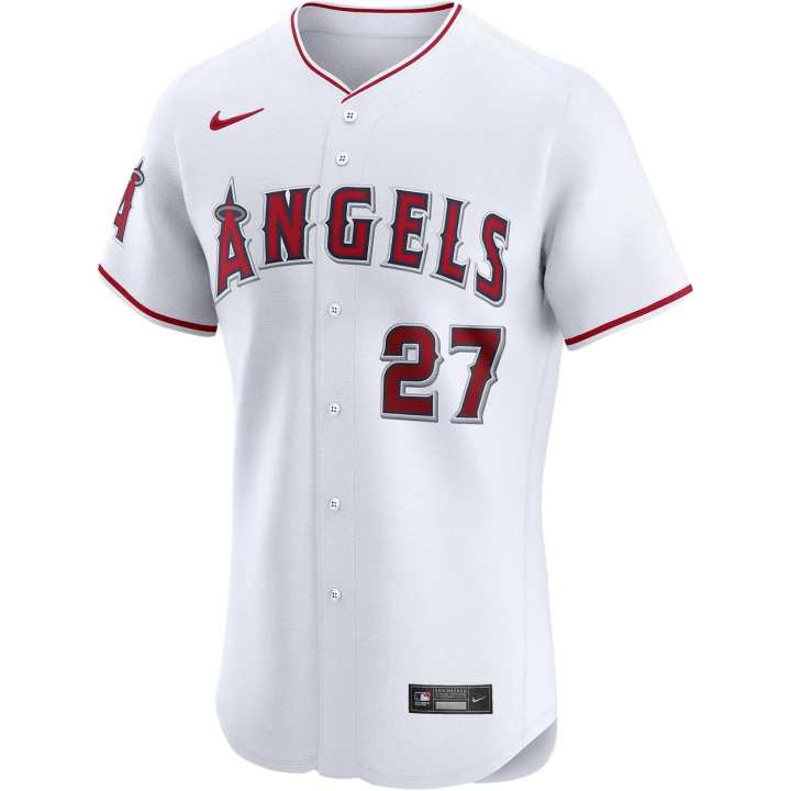 Nike Nike Mike Trout Los Angeles Angels Men's Nike Dri FIT Adv Mlb Elite Jersey