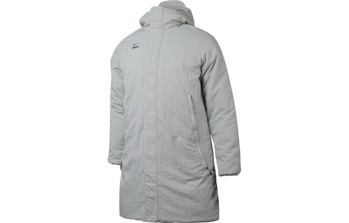 Nike Nike Parka Coats Men's Gray Hooded Moderate