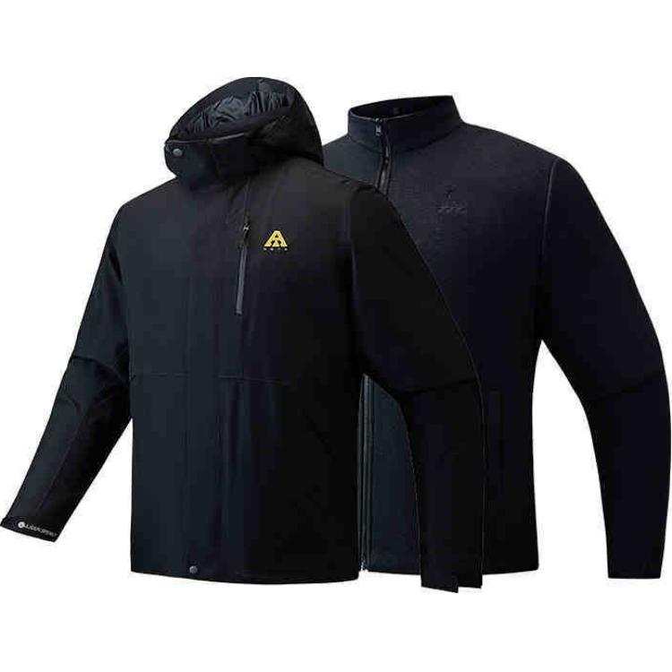 Anta Outdoor Collection Hiking Waterproof, Windproof, Breathable, Abrasion Resistant, Thermal Windbreaker Jacket Men's