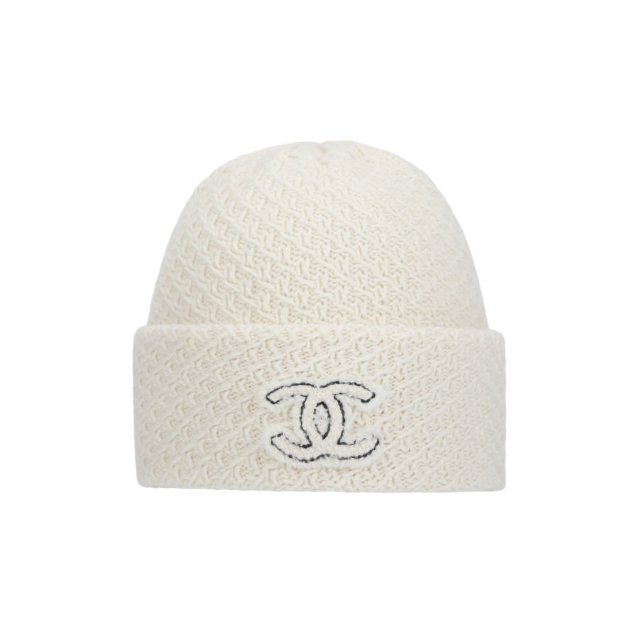 CHANEL CHANEL Cashmere Beanies Women's White