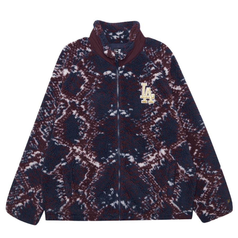 New Era Velvet feel Coat Unisex Plum