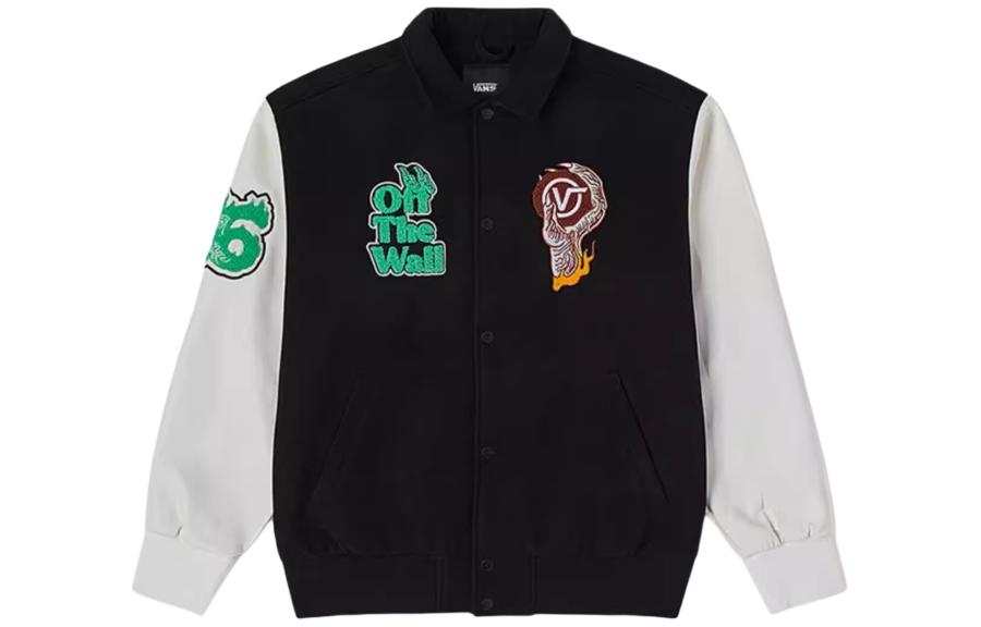 Vans Vans SS24 Baseball Jacket Coat Unisex Black