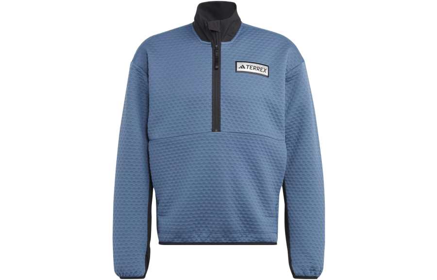 Adidas Adidas Terrex Utilitas 1/2 Zip Fleece Jacket Jackets & Coats Men's Blue