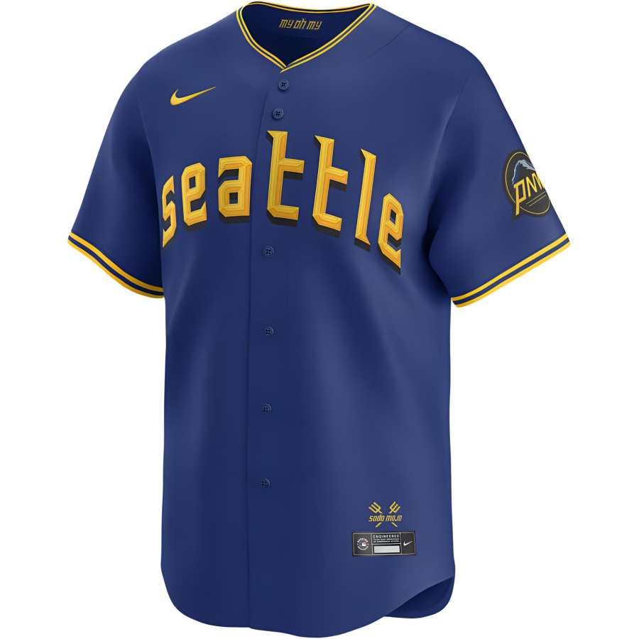 Nike Nike Seattle Mariners City Connect Men's Nike Dri FIT Adv Mlb Limited Jersey