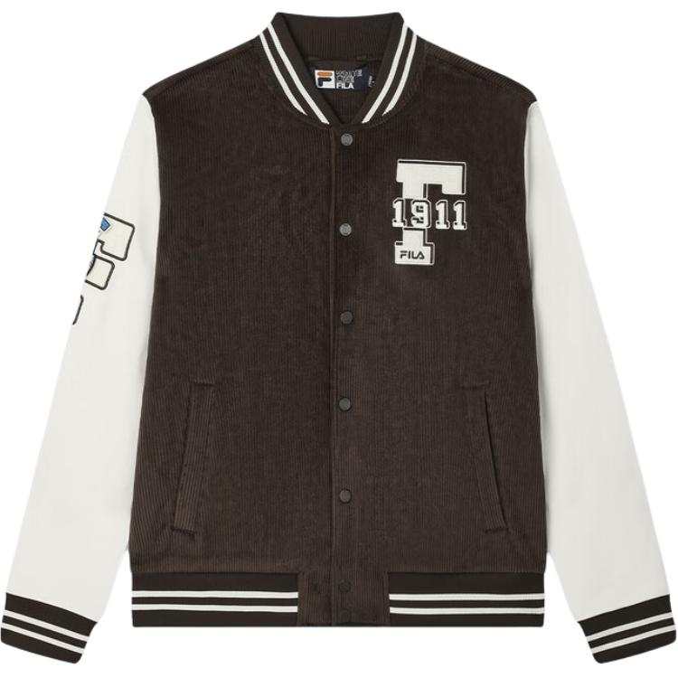 FILA ORIGINALE Baseball Jacket Men's Earth Umber