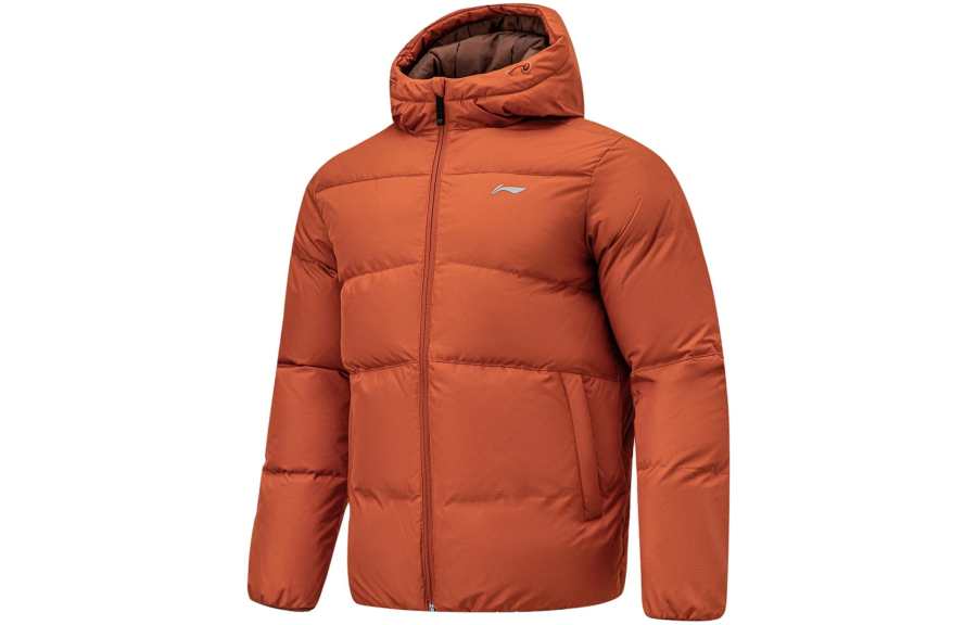 Li-Ning Li Ning Fitness Series Down Jacket Men's Tea Red