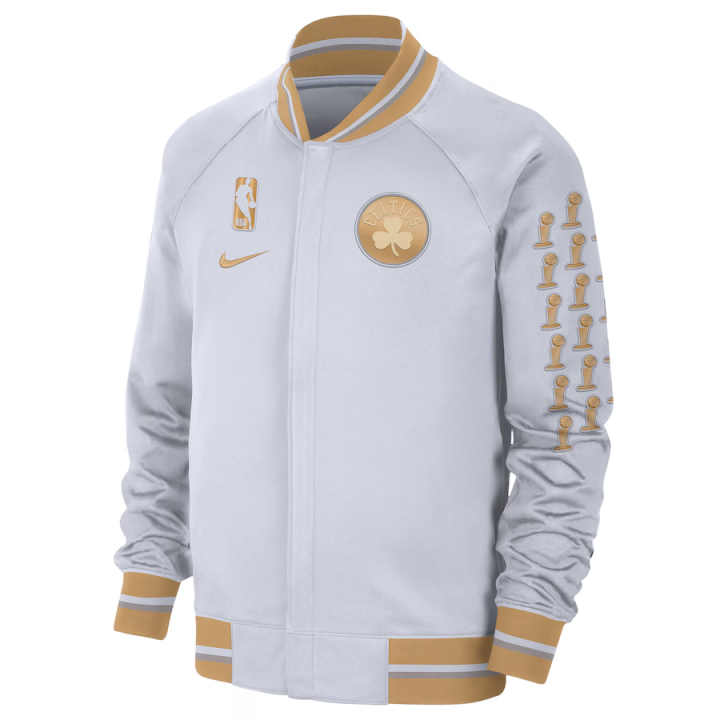 Nike Nike x NBA Boston Celtics Showtime Jacket Men's White/Gold