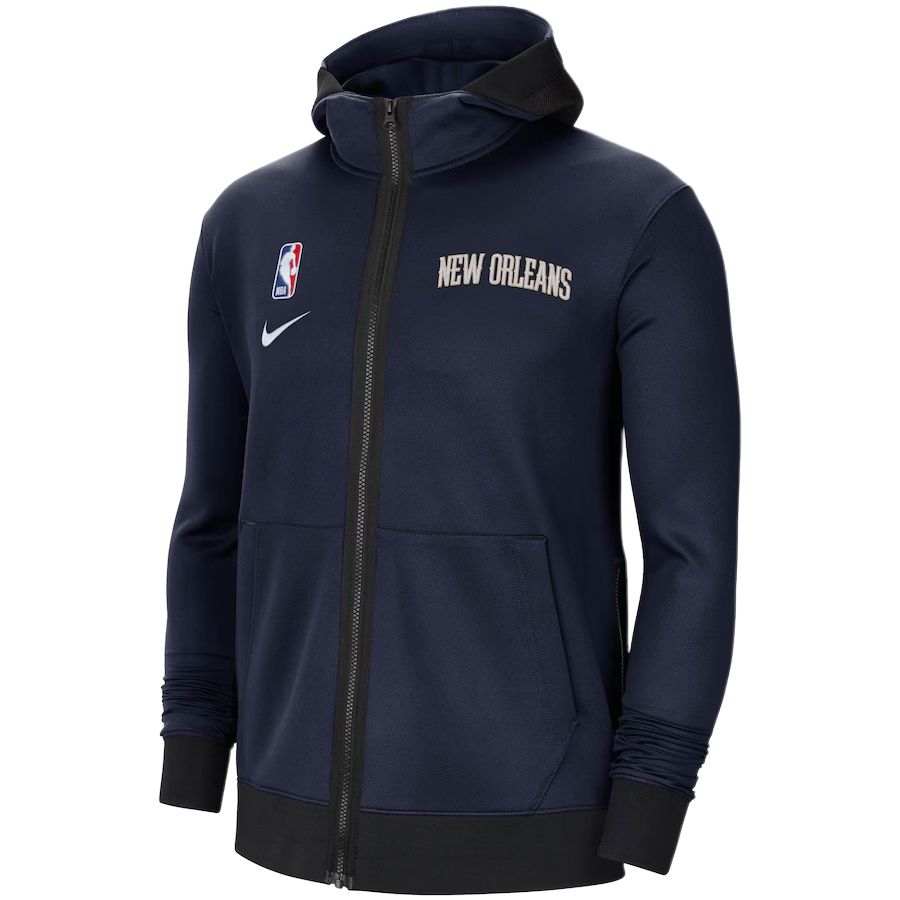 Nike Nike x NBA New Orleans Pelicans Showtime Performance Jacket Men's Marine Blue