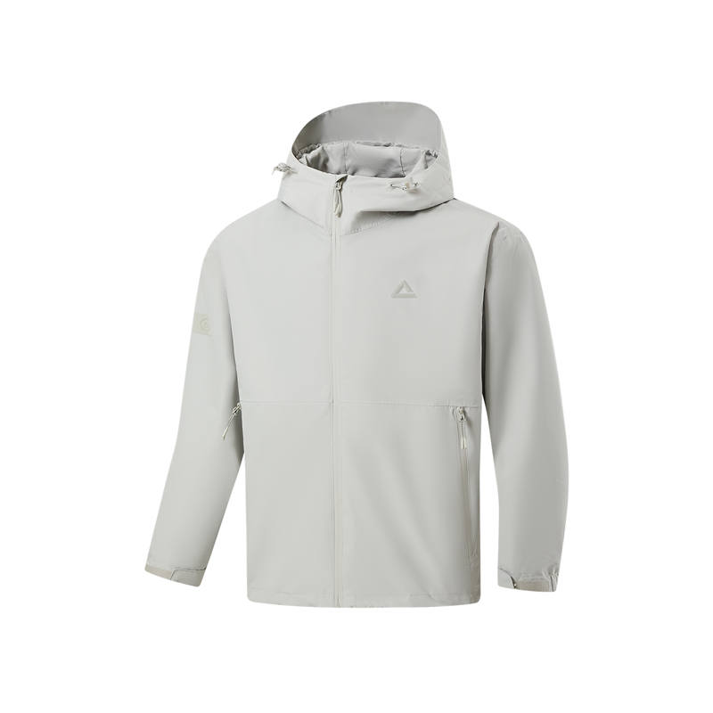 PEAK PEAK Windbreaker Jacket Unisex Light Gray
