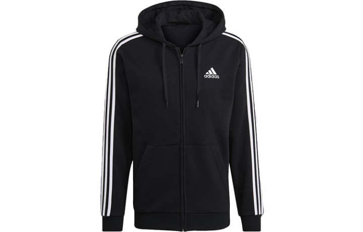 Adidas Adidas ESSENTIALS Fleece Hoodie Jackets & Coats Japan Version Men's Black