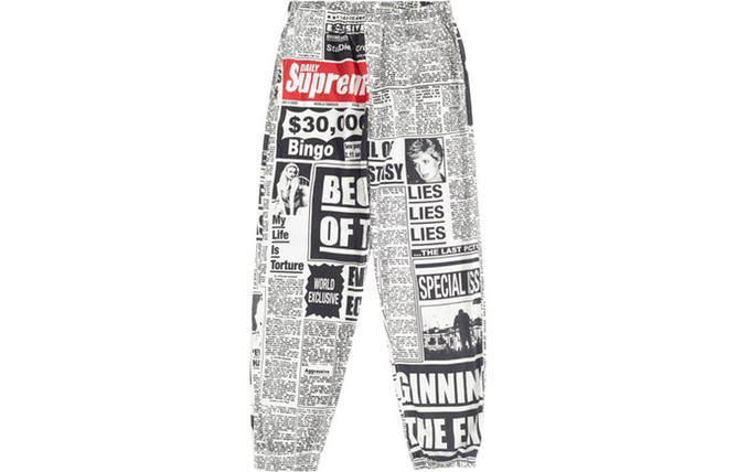Supreme Supreme FW18 Knitted Sweatpants Unisex White