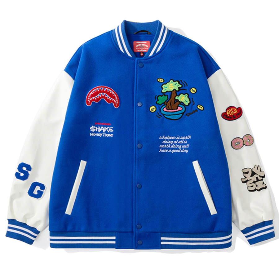 SPRAYGROUND x YAOQIANSHU Baseball Jacket Unisex