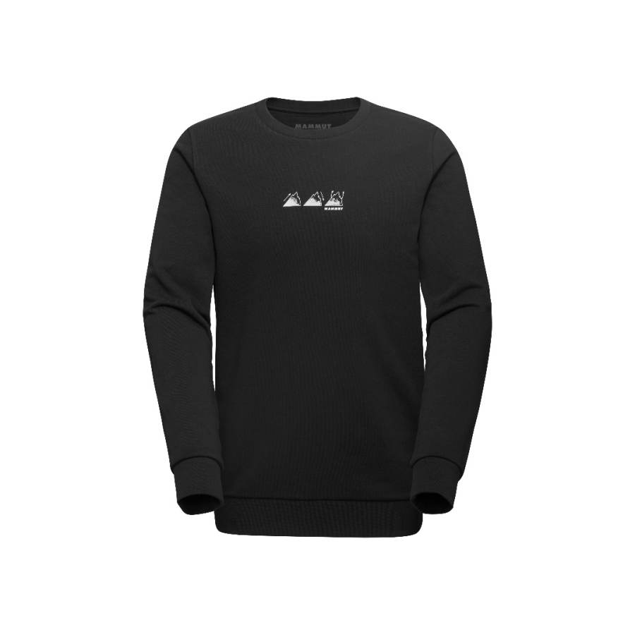 MAMMUT Sweatshirts Men's Black Crew Neck Moderate