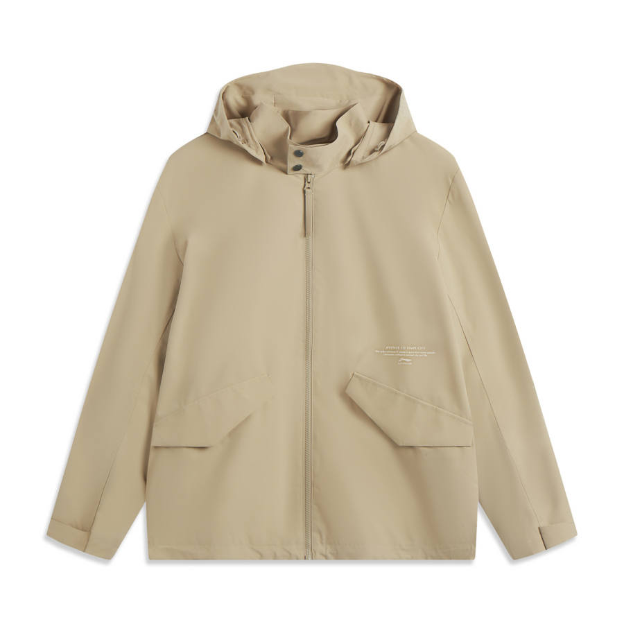 Li-Ning Li Ning Sports Life Collection Jackets & Coats Men's Ochre Khaki