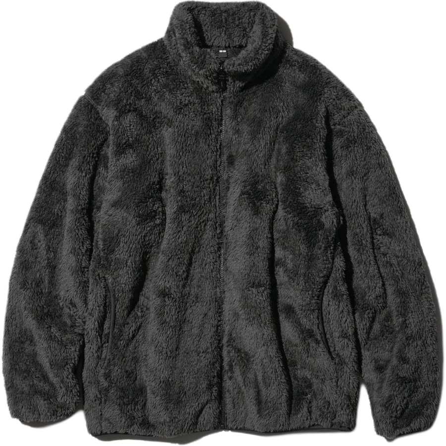 UNIQLO Velvet feel Coat Unisex Dark Gray