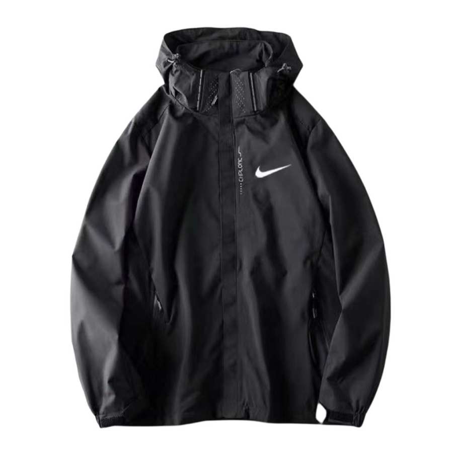 Nike Nike Hiking Waterproof, Windproof, Breathable, Abrasion Resistant, Moisture Wicking Windbreaker Jacket Unisex Black
