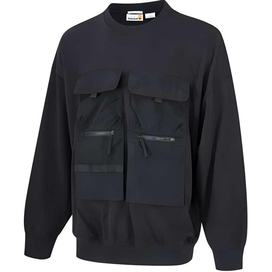 Timberland EDIA UTILITY CREW NECK Sweatshirt Unisex Black