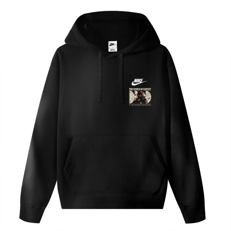 Nike Nike Sportswear Club Fleece Lined Post Apocalyptic Character Thermal Pullover Hooded Sports Sweatshirt Unisex