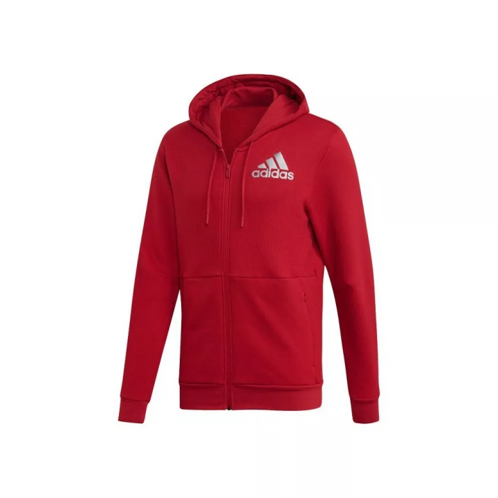 Adidas Adidas Jackets Men's Red Hooded Moderate Other