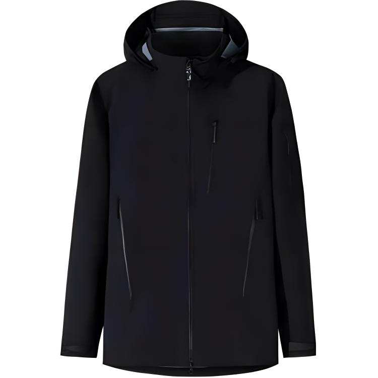 ANTA Anta Waterproof And Windproof Windbreaker Jacket Men's Basic Black