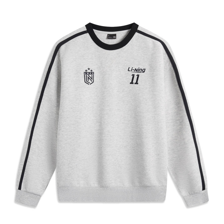 Li-Ning Li Ning Sports Life Collection Sweatshirt Unisex Heather Gray Stone Gray