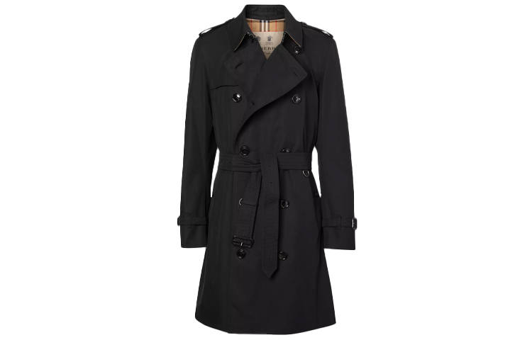 Burberry Trench Coat Men's Black