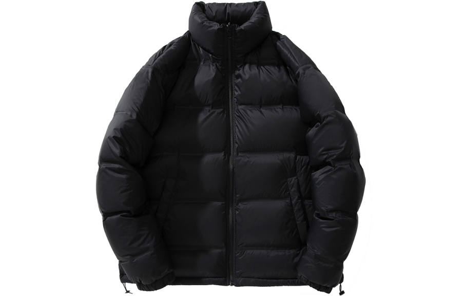 GOLFCROSS GOLFCROSS Down Jackets Unisex Black Stand Collar Thickened Quilted Down Jacket